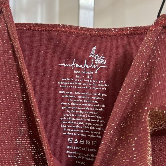 Free People Brownish red Intimates - Picture 7 of 8